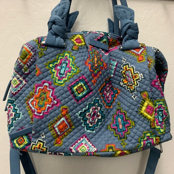 Vera Bradley Hadley Crossbody Satchel: “Painted Medallions” - Picture 1 of 4